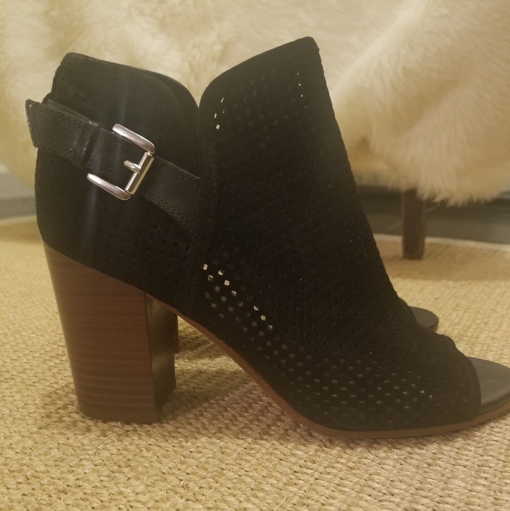 Womens peep toe booties